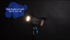WOKI 100X bi-color 2600K-6500K portable LED video light Bowens mount 100W